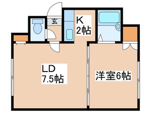 マンションオ－ビックの物件間取画像